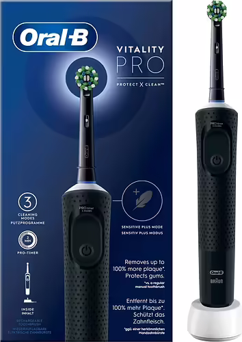 Oral-B Vitality Pro Adulto Cepillo dental giratorio Negro | 4210201427063 imagen 2