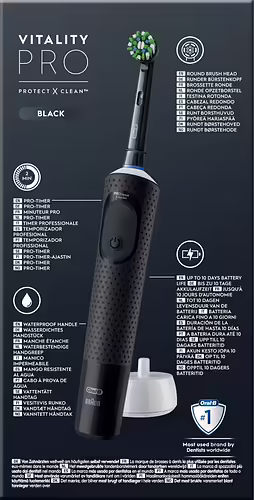 Oral-B Vitality Pro Adulto Cepillo dental giratorio Negro | 4210201427063 imagen 5