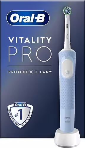 Oral-B Vitality Pro Adulto Cepillo dental oscilante Gris, Blanco | BRAVITALITYPROAZUL | 4210201446392 imagen 2