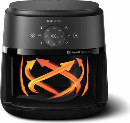 Philips NA231/00 Freidora de Aire Sin Aceite 6.2 Litros 1.700W Negro | 4071300047 | 8720389035074 imagen 2
