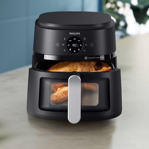 Philips NA231/00 Freidora de Aire Sin Aceite 6.2 Litros 1.700W Negro | 4071300047 | 8720389035074 imagen 6