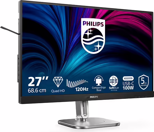Philips 27B2U4601/00 pantalla para PC 68,6 cm (27``) 2560 x 1440 Pixeles Quad HD | 8721038002447 imagen 2