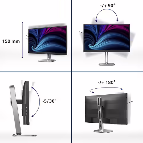 Philips 27B2U4601/00 pantalla para PC 68,6 cm (27``) 2560 x 1440 Pixeles Quad HD | 8721038002447 imagen 4