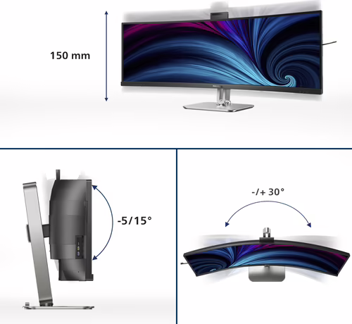 Philips 49B2U6903CH/00 pantalla para PC 124,5 cm (49``) 5120 x 1440 Pixeles Dual | 8712581804763 imagen 8