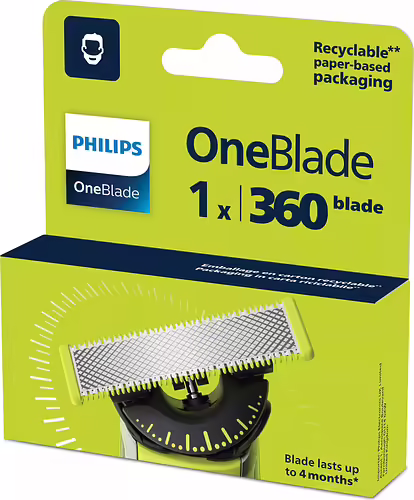 Philips Norelco OneBlade OneBlade QP410/50 Cuchilla 360 de recambio | 8710103997122 imagen 3