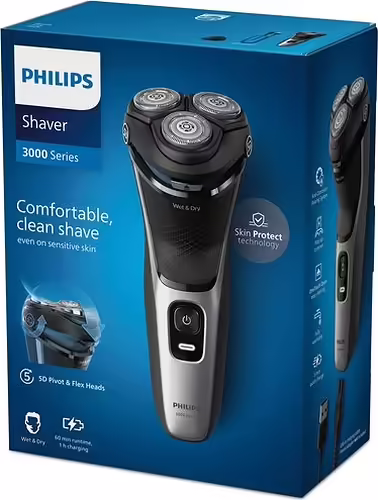 Philips Shaver 3000 Series S3143/00 Afeitadora eléctrica en seco y en mojado | 8720689018531 imagen 2