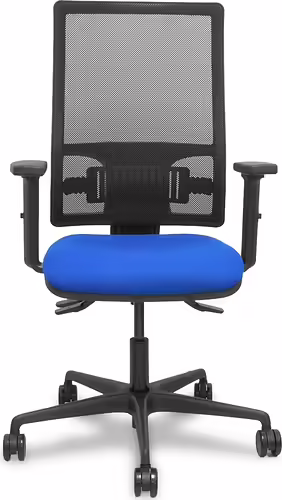 Piqueras y Crespo Silla Bormate asincro malla negra asiento bali azul brazos 2D | 405ASM840B229B2B68R65L | 8435501016533 imagen 2