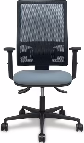 Piqueras y Crespo Silla Bormate asincro malla negra asiento bali gris brazos 2D | 405ASM840B220B2B68R65L | 8435501014706 imagen 2