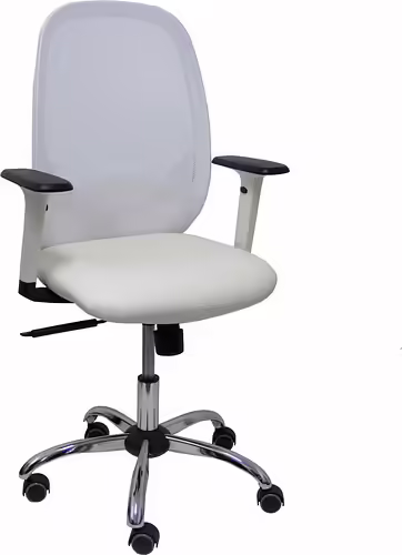 Piqueras y Crespo Silla Cilanco blanca malla blanca asto similpiel blanco brazo | 354SBM10SP10B354CRRP | 8436586627669 imagen 2