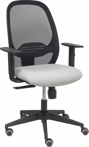 Piqueras y Crespo Silla Cilanco negra malla negra asiento bali gris claro brazo | 354SNM840B40B10CRP | 8436586626242 imagen 2