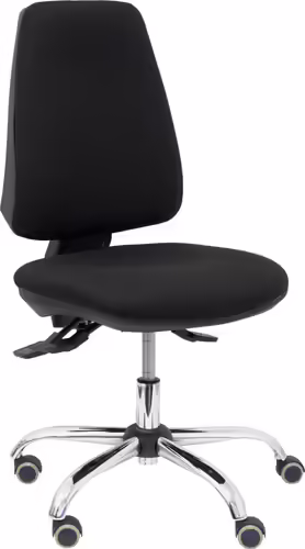 Piqueras y Crespo Silla Elche S 24 horas bali negro base cromada ruedas parque | 14ASB840CRRP | 8436586625542 imagen 2