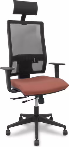 Piqueras y Crespo Silla Horna traslack bali marrón brazos regulables ruedas par | 10TKM840B363B10CRPC | 8436586626808 imagen 2