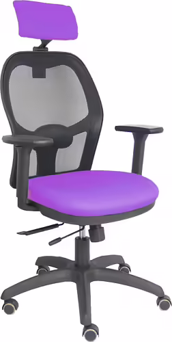 Piqueras y Crespo Silla Jorquera traslack malla negra asiento bali lila brazos 3 | 15TKM840B82B3DRPCR | 8436586628253 imagen 2