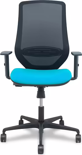 Piqueras y Crespo Silla Mardos sincro malla negra bali turquesa brazo regulable | 392SM840B39B10B68R65 | 8435501013624 imagen 2