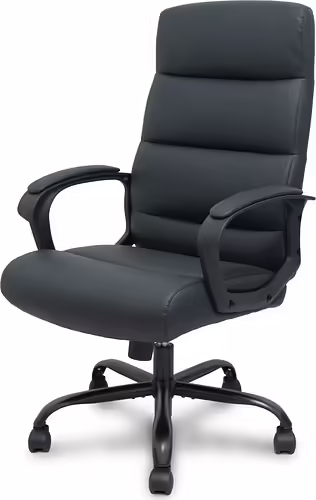 Piqueras y Crespo Sillón Opti545 similpiel negro base metálica negra | 545BSP840 | 8435501019596 imagen 2
