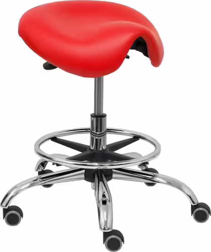 Piqueras y Crespo Taburete Alatoz similpiel rojo | T16SPRJ | 8436549393266 imagen 2