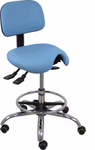 Piqueras y Crespo Taburete Zarza similpiel azul claro | T19ASSP261CRRP | 8436586624651 imagen 2