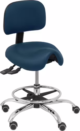 Piqueras y Crespo Taburete Zarza similpiel azul marino | T19ASSP200CRRP | 8436586624378 imagen 2