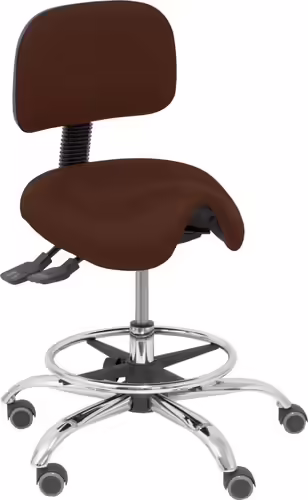 Piqueras y Crespo Taburete Zarza similpiel marron osucro | T19ASSP463CRRP | 8435501011354 imagen 2