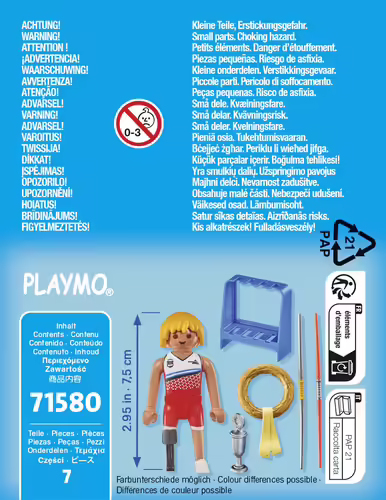 Playmobil lanzamiento de jabalina | 4008789715807 imagen 5