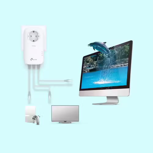 PLC TP-LINK HOMEPLUG AV1300 3P ETHERNET GIGA PASS THROUGH KIT DE 2U TL-PA8033P K | TL-PA8033P KIT | 6935364084004 imagen 3