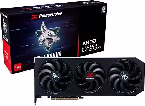 PowerColor Hellhound Radeon RX 9070 XT AMD 16 GB GDDR6 | RX9070XT 16G-L/OC | 4713436175742 imagen 8