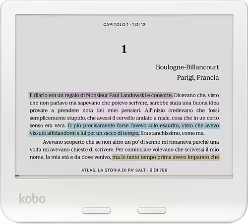 Rakuten Kobo Libra Colour lectore de e-book Pantalla táctil 32 GB Wifi Blanco | N428-KU-WH-K-CK | 0681495009480 imagen 3
