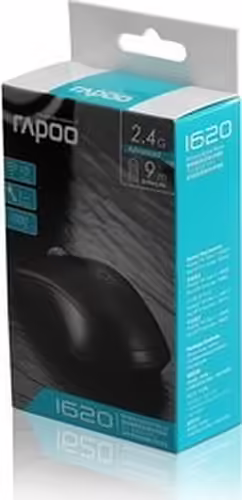 Rapoo 1620 ratón Óptico 1000 DPI | 00142012 | 6943518914640 imagen 2
