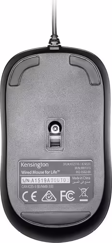 Ratón Kensington ValuMouse USB-A Negro (K72110EU) | 5028252478632 imagen 3