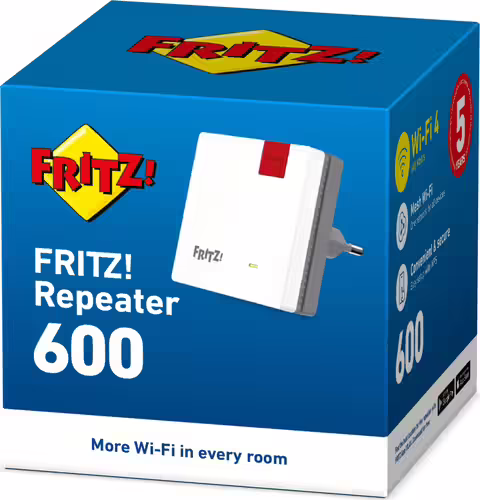 REPETIDOR AVM FRITZ!Repeater 600 International, interfaz en Español 20002885 | 4023125028854 imagen 3