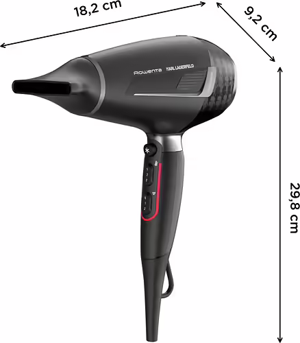 Rowenta K/Pro Stylist CV887LF0 secador 2200 W Negro | 3121040085325 imagen 8