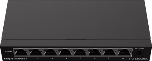 Ruijie Networks RG-ES208GC switch Gestionado L2 Gigabit Ethernet (10/100/1000) G | 6971693271869 imagen 3