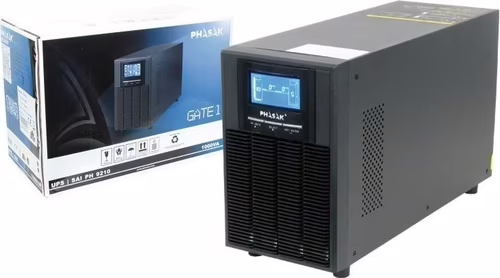SAI PHASAK 1000VA ON-LINE 3XSCHUKO NEGRO PH 9210 | 5605922026999 imagen 3