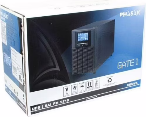 SAI PHASAK 1000VA ON-LINE 3XSCHUKO NEGRO PH 9210 | 5605922026999 imagen 5