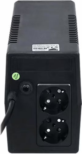 SAI PHASAK AVR 600VA UPS 2 SCHUKO NEGRO PH 9406 | 5605922010448 imagen 3