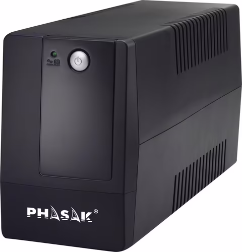 SAI PHASAK AVR 600VA UPS 2 SCHUKO NEGRO PH 9406 | 5605922010448 imagen 4