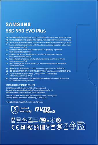 Samsung MZ-V9S4T0BM unidad de estado sólido 4 TB M.2 PCI Express 4.0 NVMe V-NAN | 8806095575667 imagen 6