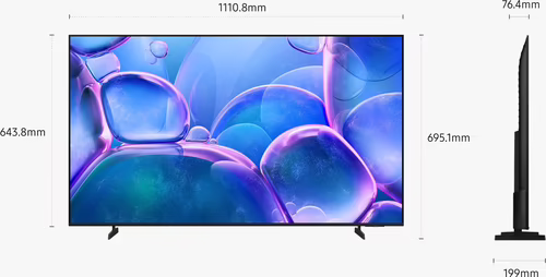 Samsung TU50U7025FK 127 cm (50``) 4K Ultra HD Smart TV Wifi Negro | TU50U7025FKXXC | 8806097286899 imagen 5