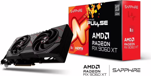 Sapphire PULSE AMD Radeon RX 9060 XT 8GB GPU GDDR6 | 11350-04-20G | 4895106296404 imagen 9
