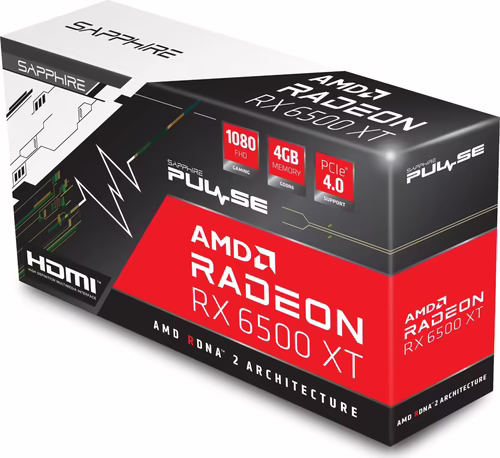 Sapphire PULSE Radeon RX 6500 XT AMD 4 GB GDDR6 | 11314-07-20G | 4895106295537 imagen 6