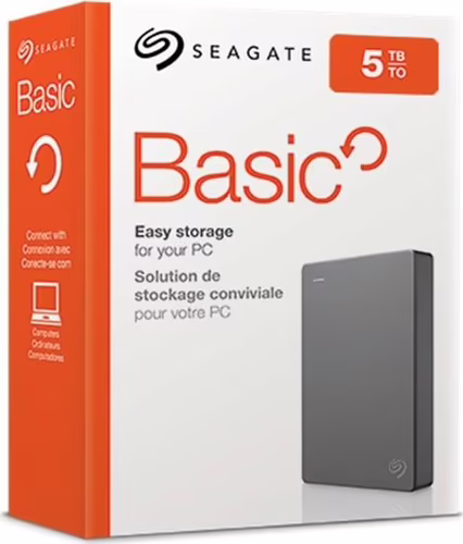 Seagate Basic disco duro externo 5 TB 2.5`` 3.2 Gen 1 (3.1 Gen 1) Plata | 763649140703 imagen 5