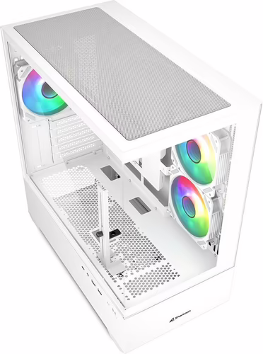 Sharkoon MK6 RGB Midi Tower Negro | 4044951041800 imagen 3