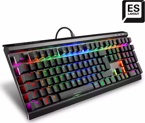 Sharkoon SKILLER SGK60 teclado USB QWERTY Español Negro | 4044951033539 imagen 2