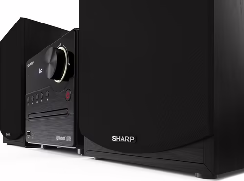 Sharp XL-B512(BK) Microcadena de musica para uso domestico 45w Negro | 4974019160450 imagen 2