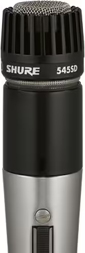 Shure 545SD Negro, Acero Micrófono para instrumentos | 545SD-LC | 0042406051873 imagen 2