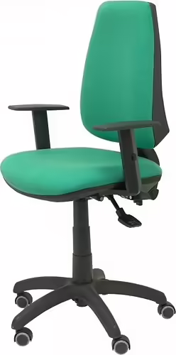 SILLA ELCHE S BALI BRAZOS REGULABLES RUEDAS DE PARQUET VERDE 14SBALI456B10RP | 8436563380167 imagen 2