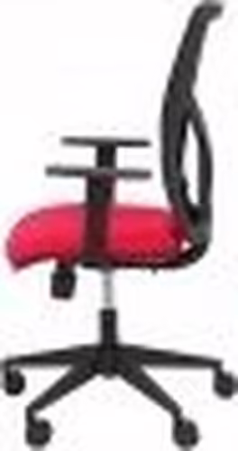 SILLA MOTILLA MALLA NEGRO BRAZO REGULABLE ASIENTO BALI ROJO 21SBALI350B10 | 8436586624033 imagen 2