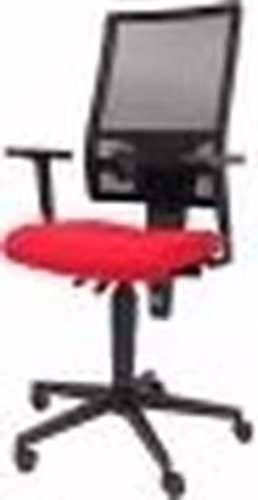 SILLA POVEDILLA RESPALDO MALLA NEGRO ASIENTO BALI ROJO 276DSBALI350 | 8436563387937 imagen 2
