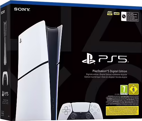 Sony PlayStation 5 Digital Edition 825 GB Wifi Negro, Blanco | 1000049749 | 0711719020837 imagen 5