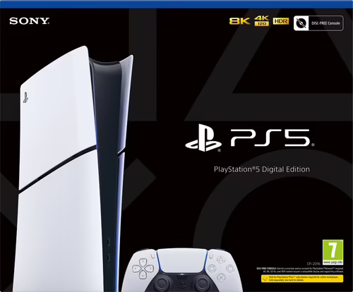 Sony PlayStation 5 Slim Digital 1,02 TB Wifi Negro, Blanco | 711719577294 | 0711719577294 imagen 5